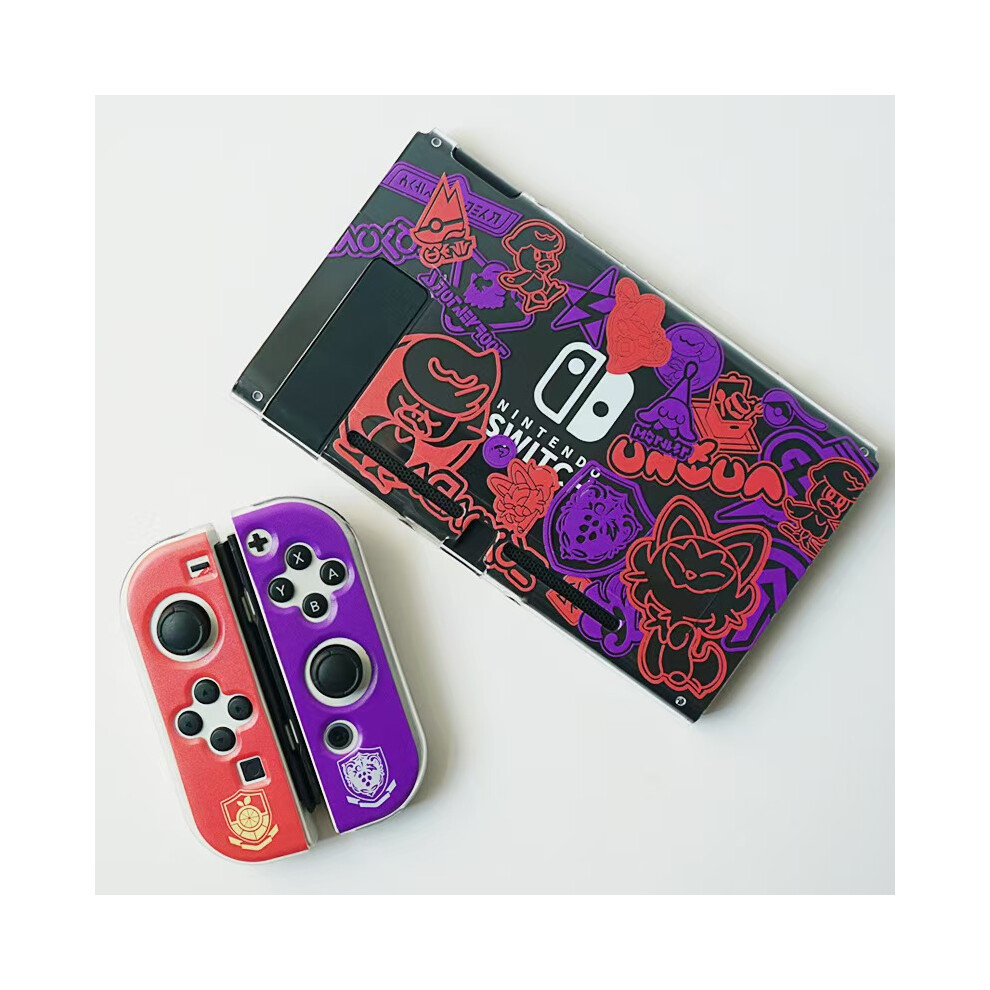 Protective Case For Nintendo Switch,Soft Tpu Slim Grip Cover With Stand, Dockable Case For Ns Console And Joy-Con - Shock-Absorption Anti-Scratch 7386060709248