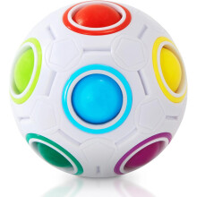 Original Rainbow Puzzle Ball I Brain Teasers for Kids Ages 6-10 I for Boys and Girls 6+ Years I Travel Toy for Children | Fidget Ball Magic Ball