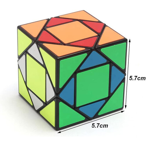 3x3 Speed Cube, Smooth 3x3x3 Magic Cube Puzzles Toys, Brain Trainer 2