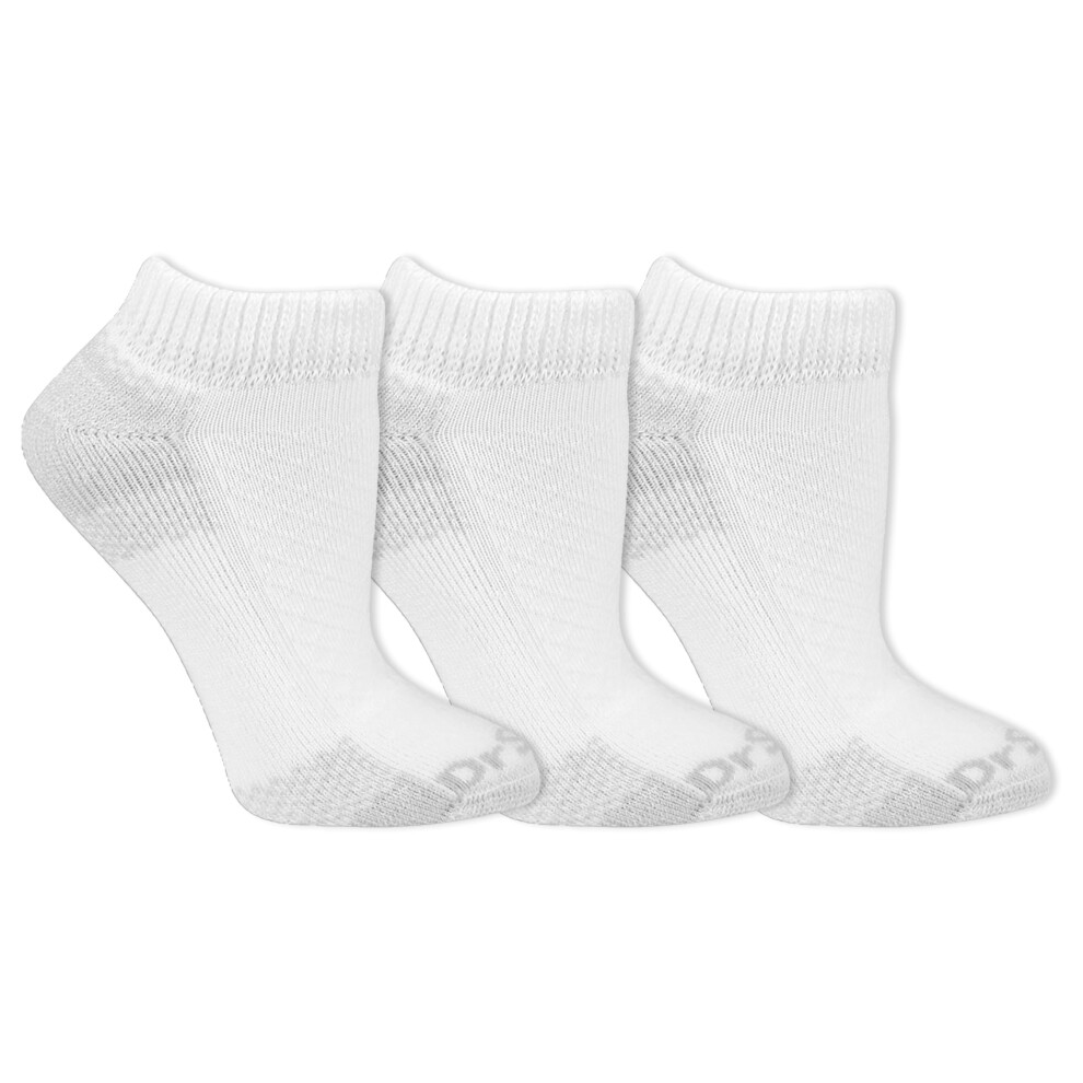 Dr Scholls Women Advanced Relief Blisterguard  2  3 Pair Packs Nonbinding Cushioned Moisture Management Socks  White  410