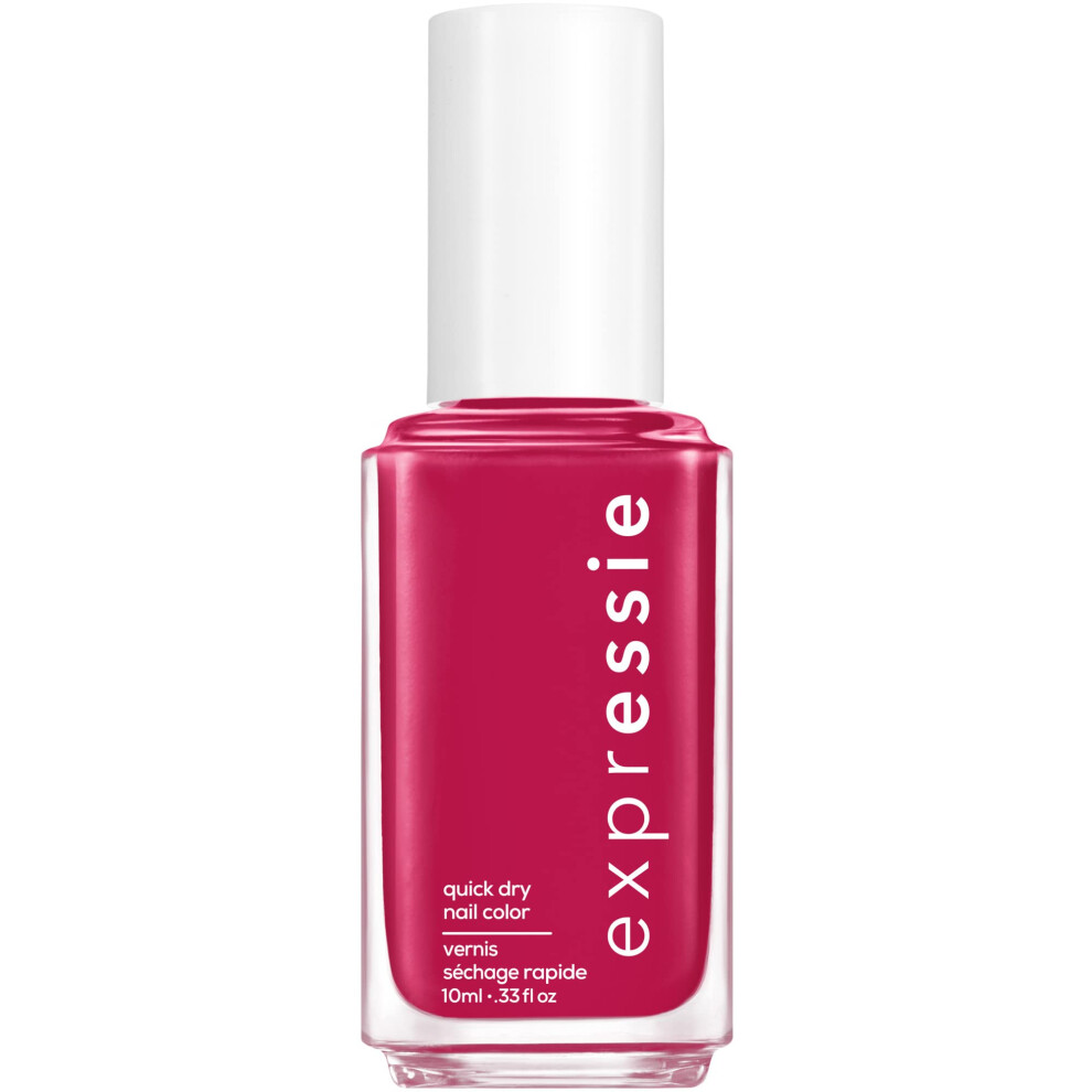 essie Expressie Nail Polish  QuickDry Red Nail Polish  Word On The Street  Vegan  Spray It To Say It  033 fl oz