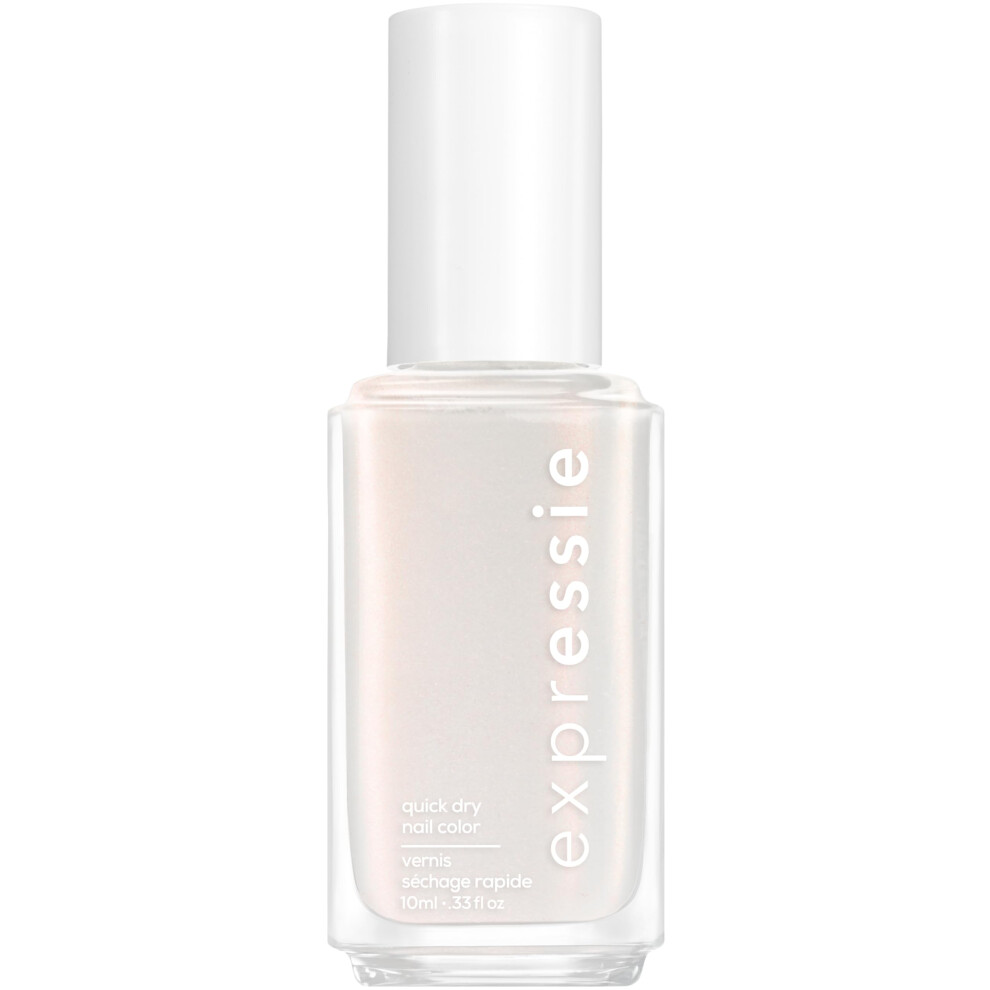 essie Expressie Nail Polish  Quick Dry White Nail Polish  Vegan  Pass The Fit Check  033 Fl Oz