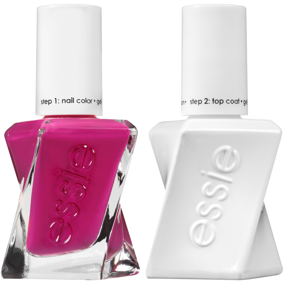 essie gel couture nail polish  top coat kit  VIPlease  top coat