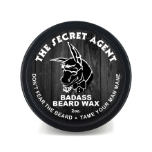 Badass Beard Care Baardwas voor Mannen - The Secret Agent Geur, 2 oz - Verzacht Baardhaar, Geeft Een Dikker Uiterlijk