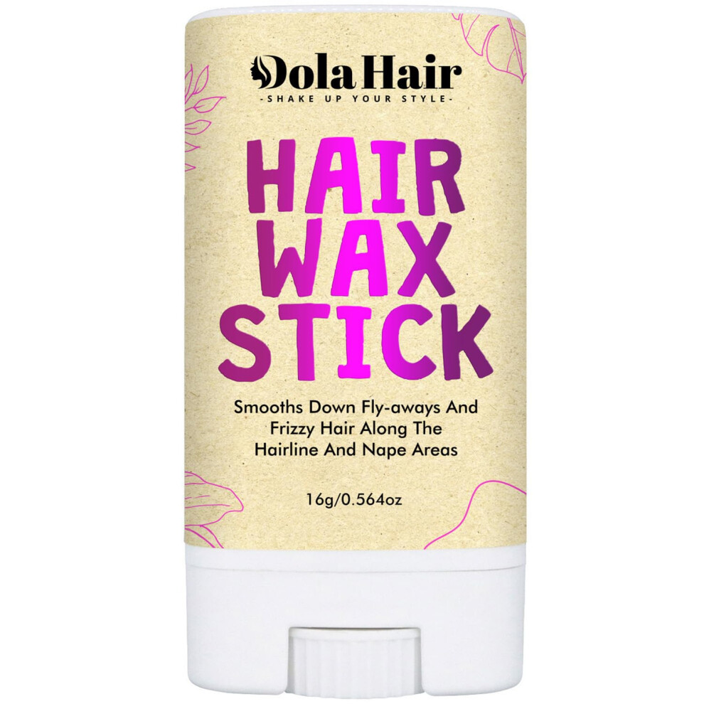 Dolahair Hair Wax Stick For Flyaways Kids Women Girls Hair Bun Maker Slick Pomade Stick
