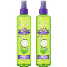 Garnier Fructis Curl Refresher Reviving Water Spray, Sulfatfrei, 8,5 Fl Oz, 2 Stück (Verpackung kann variieren)