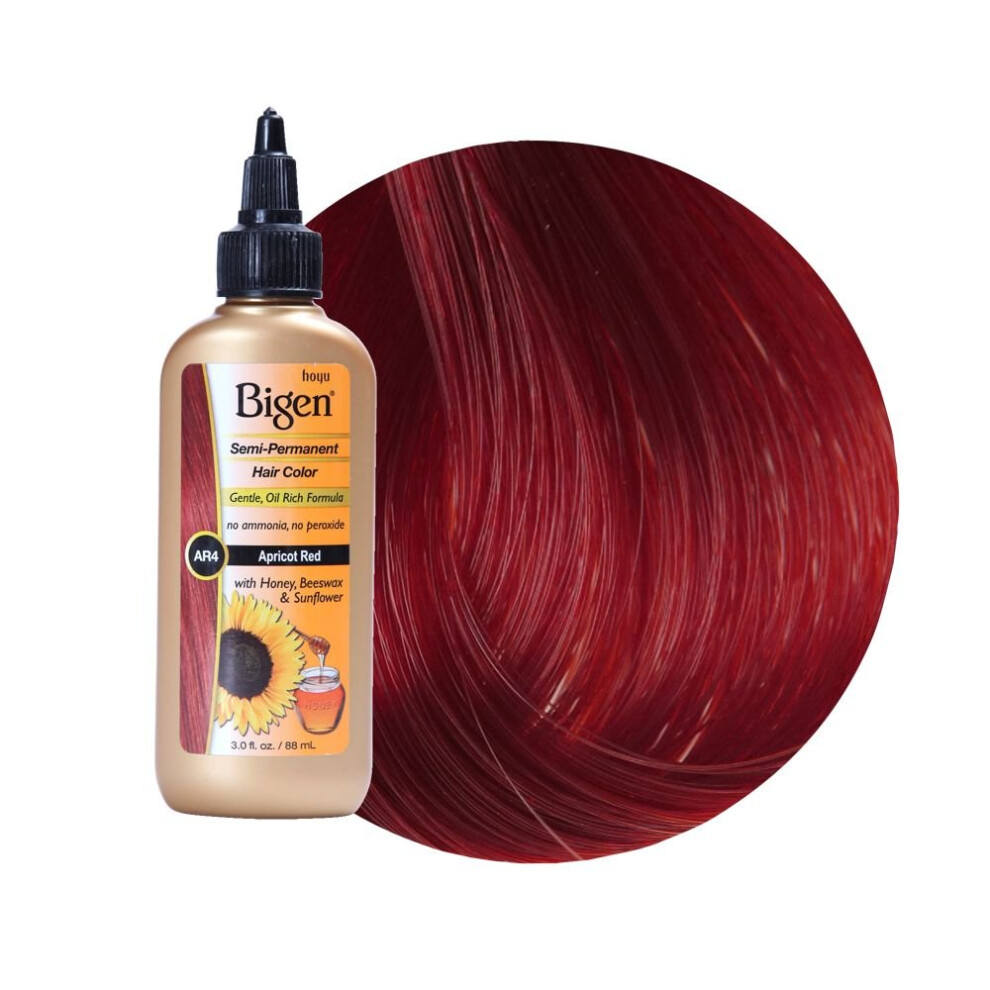 Bigen Semipermanent Haircolor ar4 Apricot Red 3oz 1 Pack  3 Oz