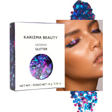 KARIZMA Mermaid Glitter 10g Chunky Face Glitter  Hair Glitter  Eye Glitter and Body Glitter for Women Rave Glitter  Festival A