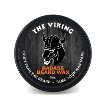 Badass Beard Care Baard Wax Voor Mannen - De Viking Geur, 2 oz - Verzacht Baardhaar, Laat Je Baard Dikker Voelen