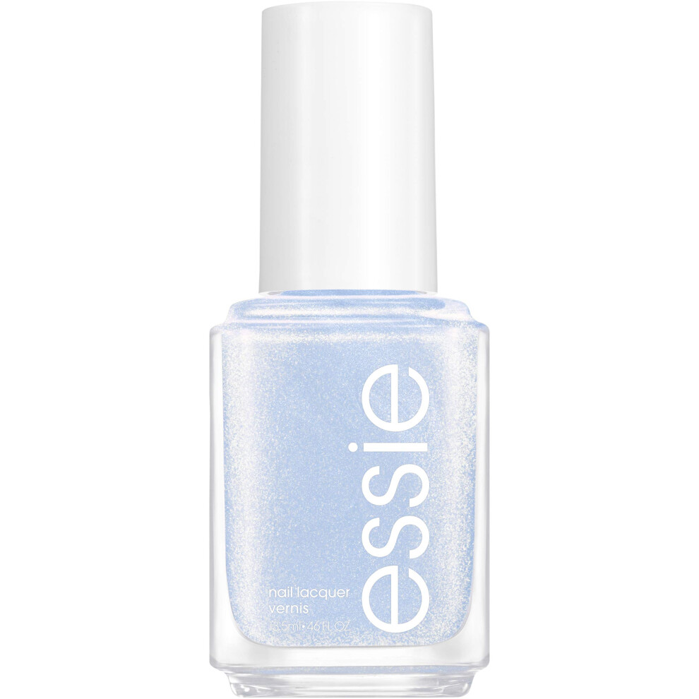 essie Nail Polish  Limited Edition Winter Trend 2020 Collection  Blue Nail Color With A Shimmer Finish  Love at Frost Sight  04