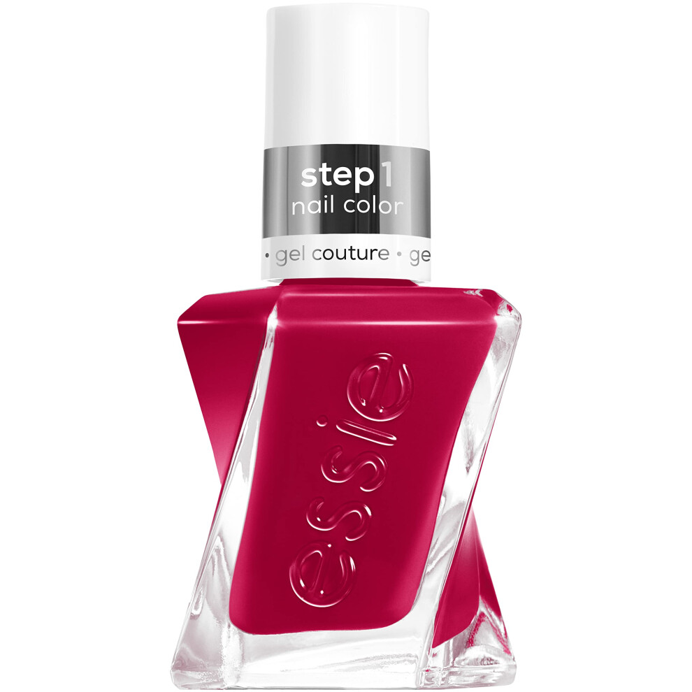 essie Gel Couture Nail Polish  LongLasting Deep Magenta Nail Polish  Vegan  Chevron Trend  046 fl oz