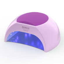 SUNUV SUN2C 48W UV Light for Nails UV LED Nail Lamp with 4 Timer Settings LED Nail Light Compatible with All Gel Types  Quick Dr