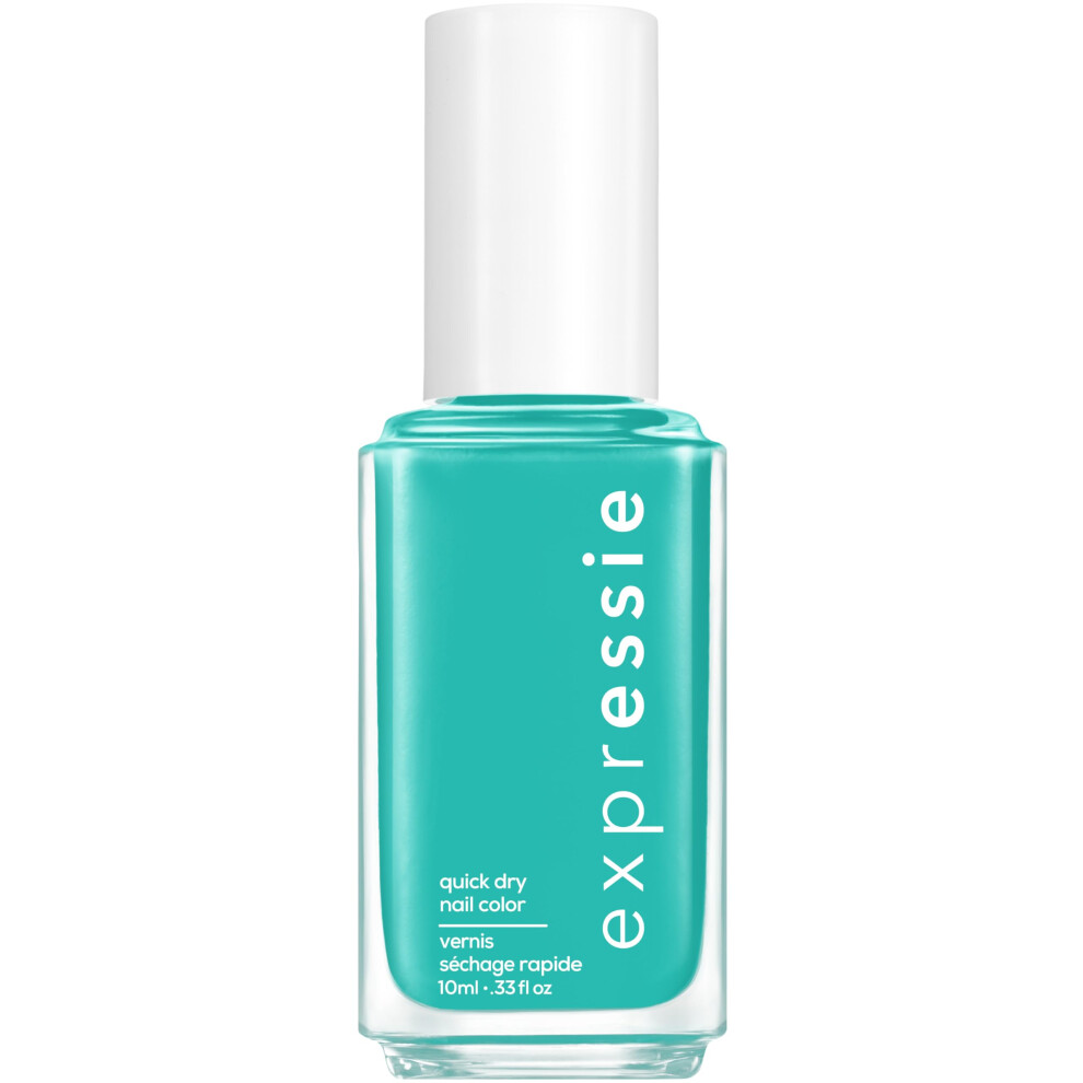 essie Expressie Nail Polish  Quick Dry Blue Nail Polish  Vegan  Bring The Beat  033 Fl Oz