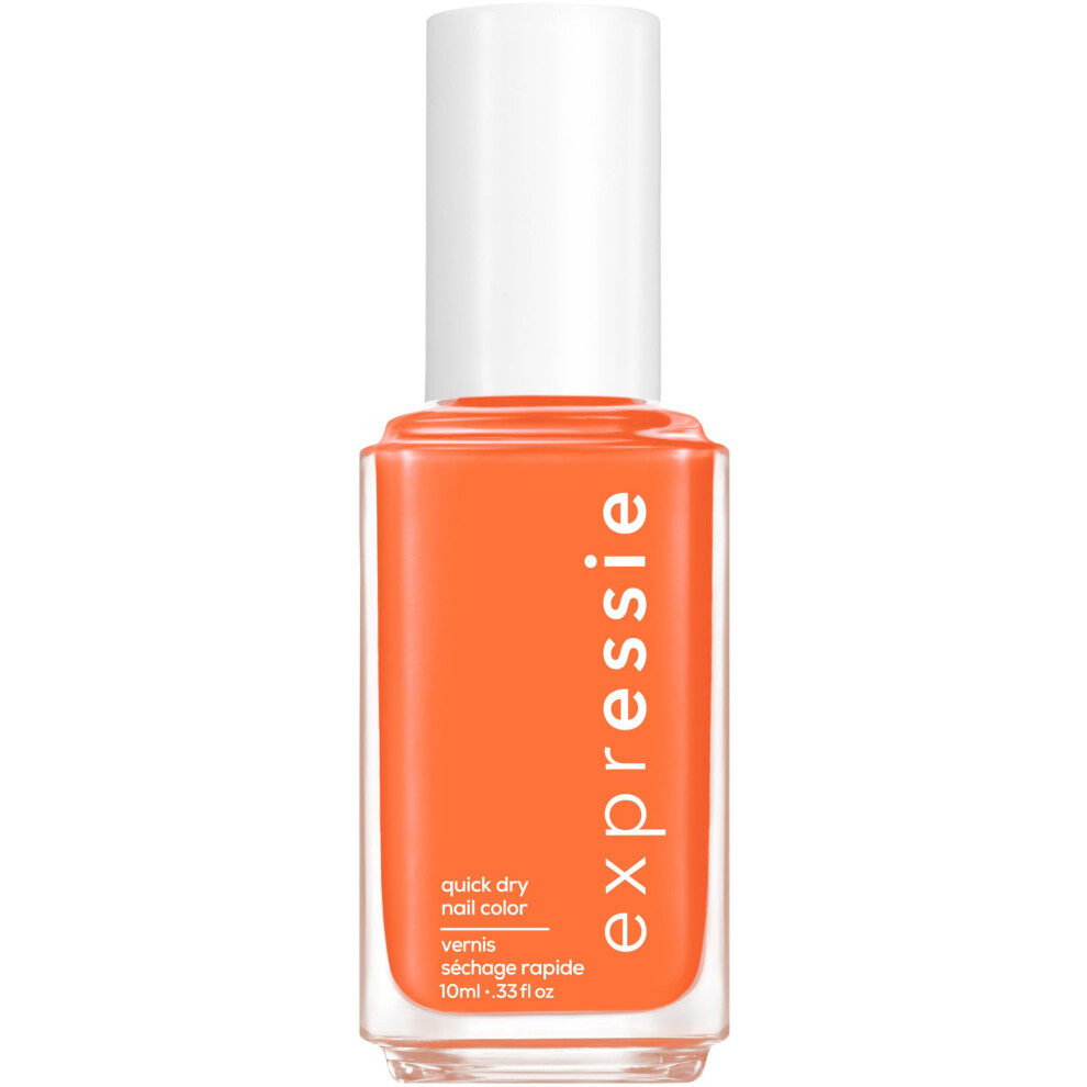 essie Expressie Nail Polish  QuickDry Coral Orange Nail Polish  Vegan  Strong At 1  033 fl oz