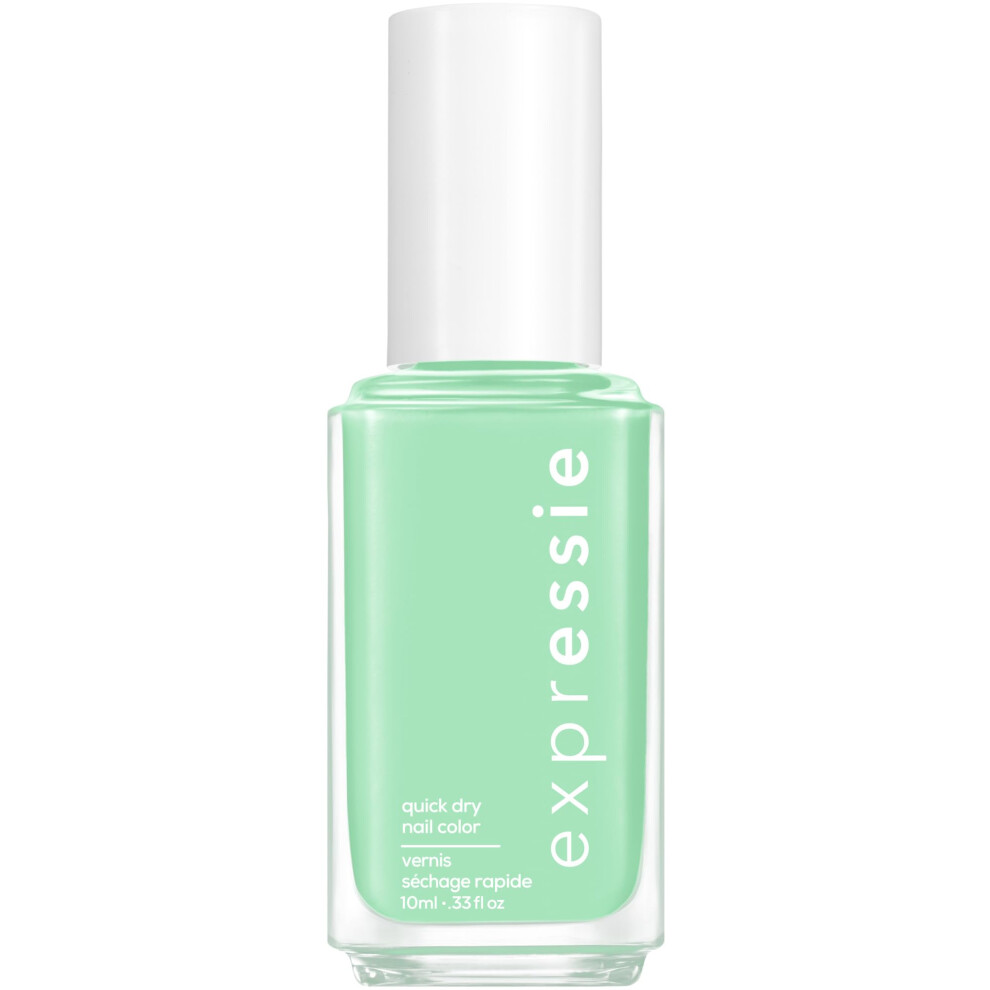 essie Expressie Nail Polish  QuickDry Mint Green Nail Polish  Vegan  Express To Impress  033 fl oz