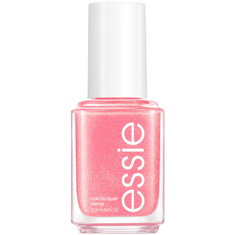 essie salonquality nail polish  vegan  pink  shimmer  spring fling  046 fl oz