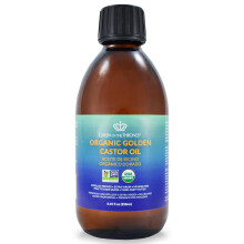QUEEN OF THE THRONES Organic Golden Castor Oil 100 Pure ExpellerPressed for Hair Skin Nails Hexane Free USDA Cert