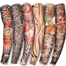YARIEW 6er Set Temporäre Tattoo Ärmel, 6er Set Kunst Temporäre Fake Slip On Tattoo Armärmel