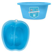 AWA Fußbadewanne für große Füße, stabiler Fußsoaker und Pedikürebowl, Fußspritzset für Männer und Frauen