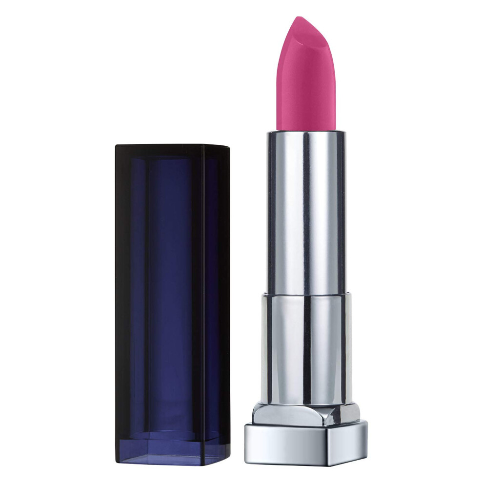 Maybelline New York Color Sensational Pink Lipstick Matte Lipstick  Fiery Fuchsia  015 Ounce  Pack of 1