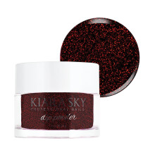 Kiara Sky Polvere per immersione a lunga durata per unghie Toni rossi 1 oz I'm Bossy