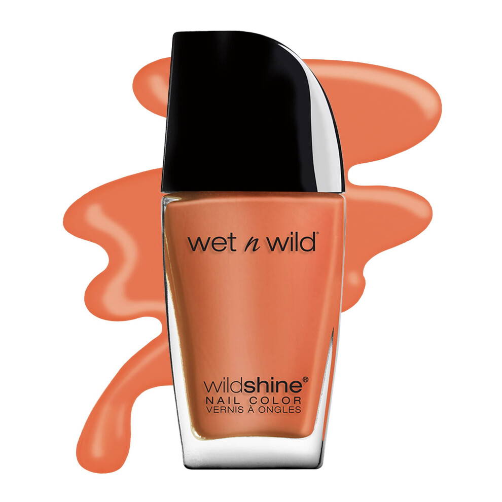 wet n wild Nail Polish Wild Shine  Orange Blazed  Nail Color