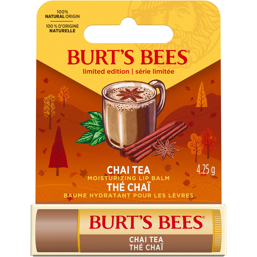 Burts Bees Chai Tea Lip Balm Blister  015 Ounce