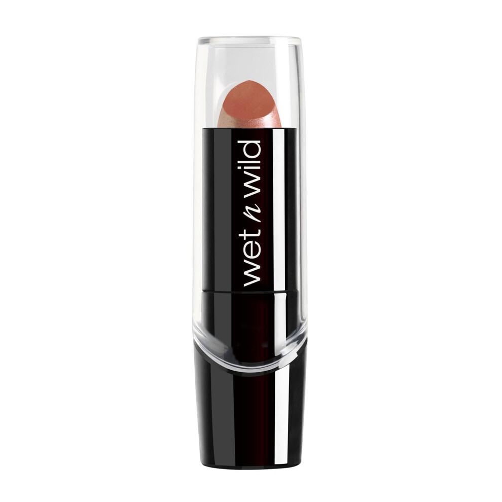 wet n wild Silk Finish Lipstick  Hydrating Rich Buildable Lip Color  Formulated with Vitamins A E   Macadamia for Ultimate Hydr