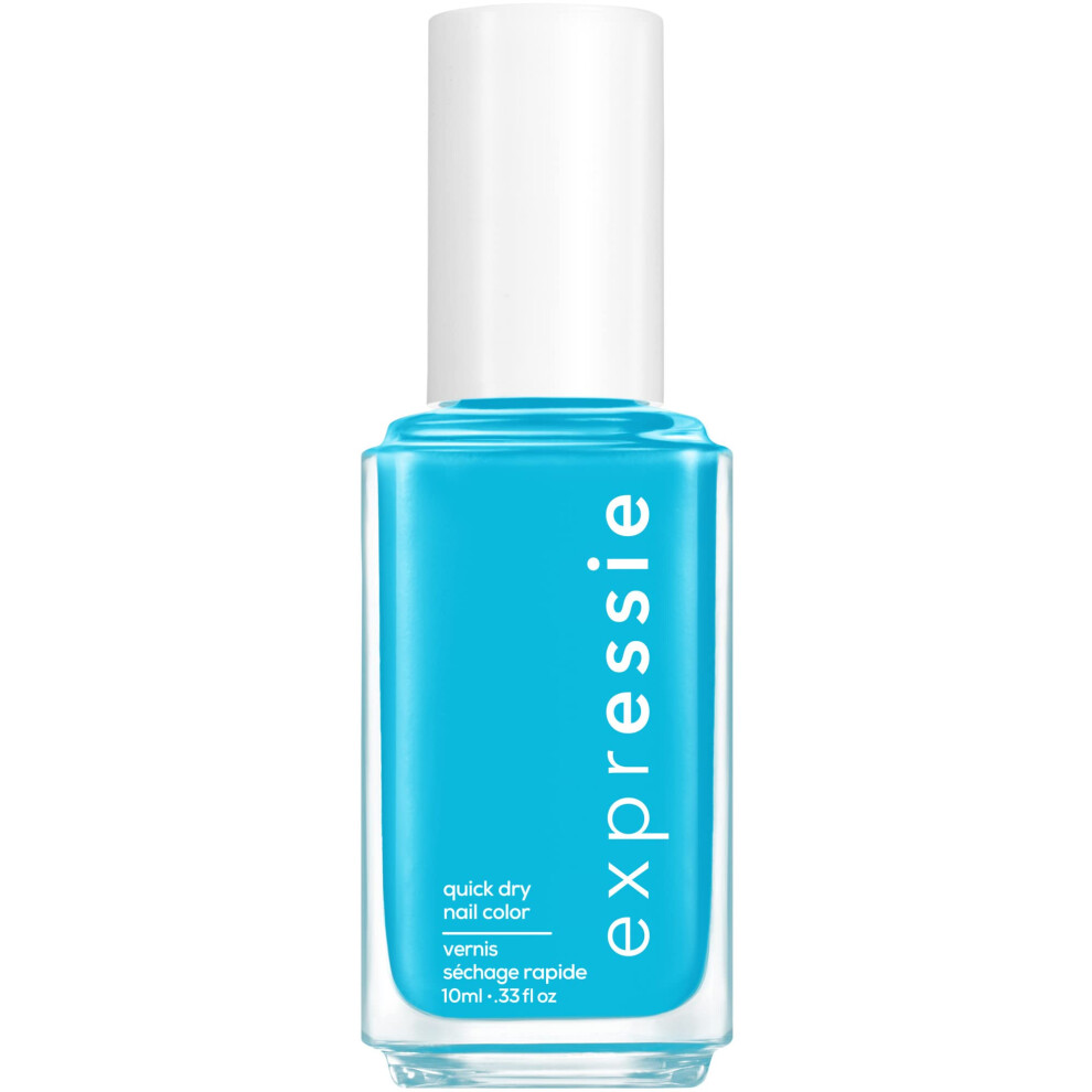 essie Nail Polish  Expressie QuickDry Nail Color  Vegan  Word On The Street  Blue  Word On The Street  033 fl oz