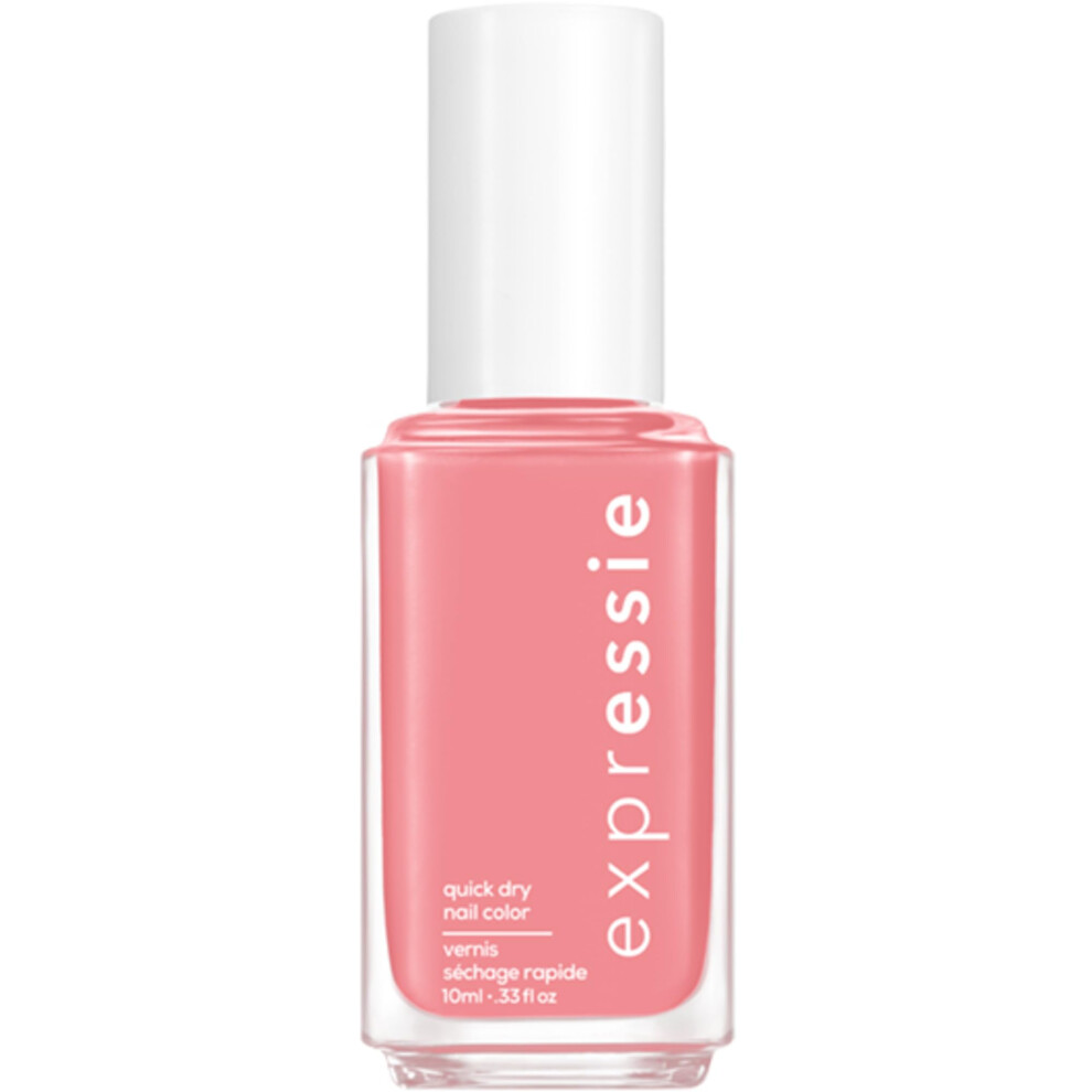 essie Expressie Nail Polish  QuickDry Rose Pink Nail Polish  Vegan  Second Hand  First Love  033 fl oz