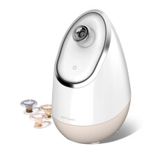 Vanity Planet Aira Ionic Gezichtstoomer (Beige) - Pore Cleaner voor Detox, Reiniging en Hydratatie