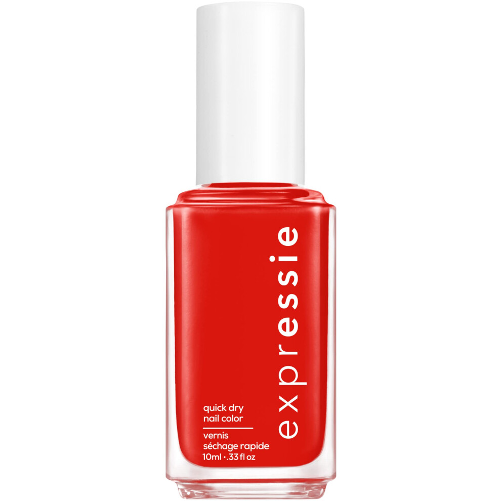 essie Nail Polish  Expressie QuickDry Nail Color  Vegan  Word On The Street  Red  Send A Message  033 fl oz