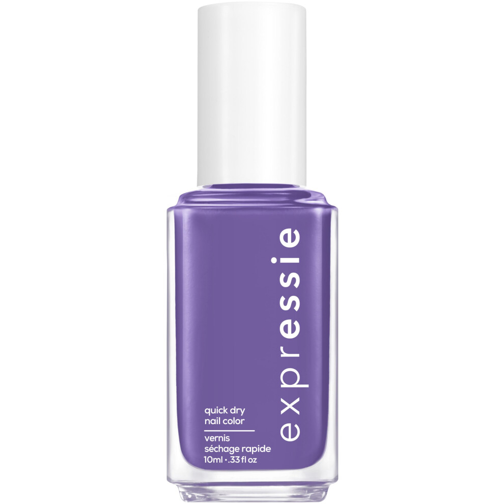 essie Expressie Nail Polish  QuickDry Purple Nail Polish  Power Moves  Vegan  Choreo Queen  033 fl oz