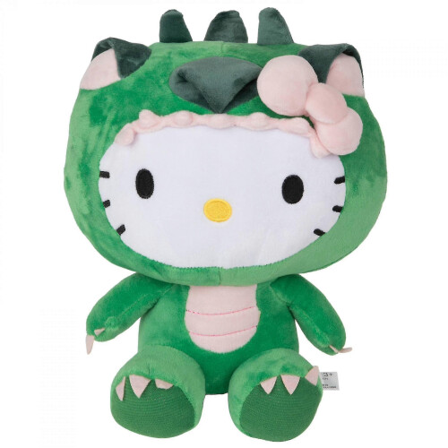 Hello Kitty 13" Plush Doll In Dinosaur Clothes