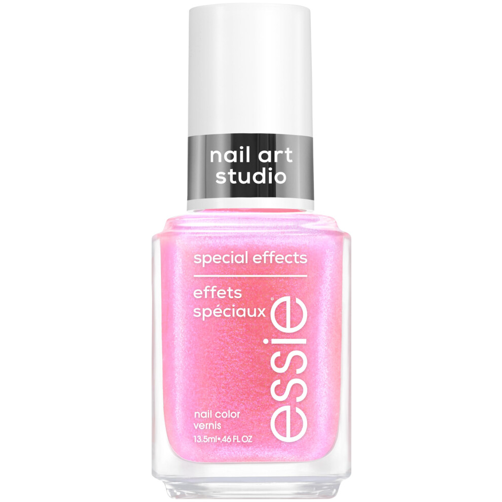 Essie Nail Art Studio Special Effects Nail Polish, Shimmer, Vegan, Pink Nail Polish, Astral Aura, 0.46 Fl Oz