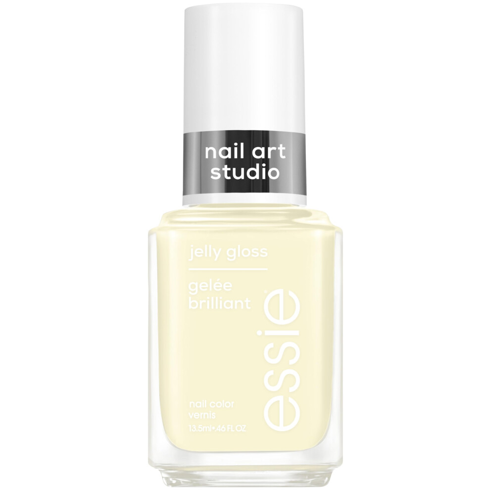 essie Nail Art Studio Jelly Gloss Nail Polish  Vegan  Sheer Yellow Nail Polish  Buttercup Jelly  046 Fl Oz