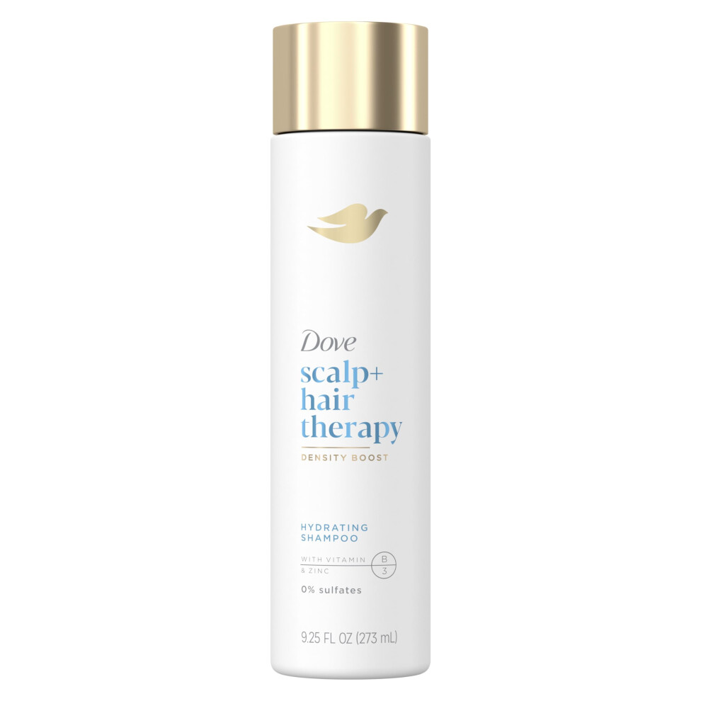 Dove Density Boost Hydrating Shampoo Scalp  Hair Therapy for Gentle Cleansing  with Vitamin B3  Zinc and 0 sulfates  925 oz