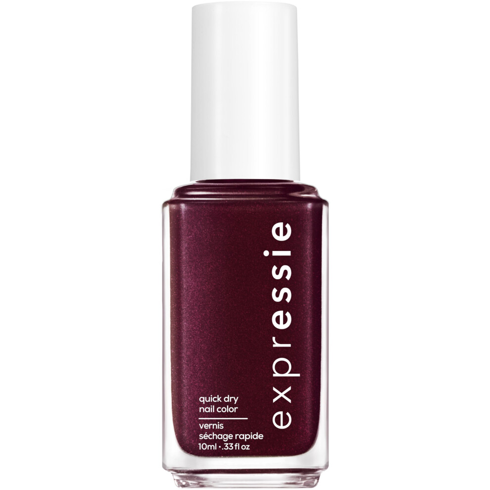 Essie expressie  QuickDry Nail Polish  8Free Vegan  Dark Purple  Breaking The Bold  033 fl oz