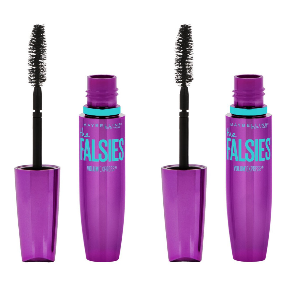 Maybelline Makeup Volum Express The Falsies Washable Mascara  Very Black  2 count