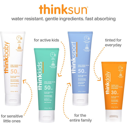 Thinkbaby Sunscreen - Safe - Baby - Spf 50 Plus - 6 Oz 1