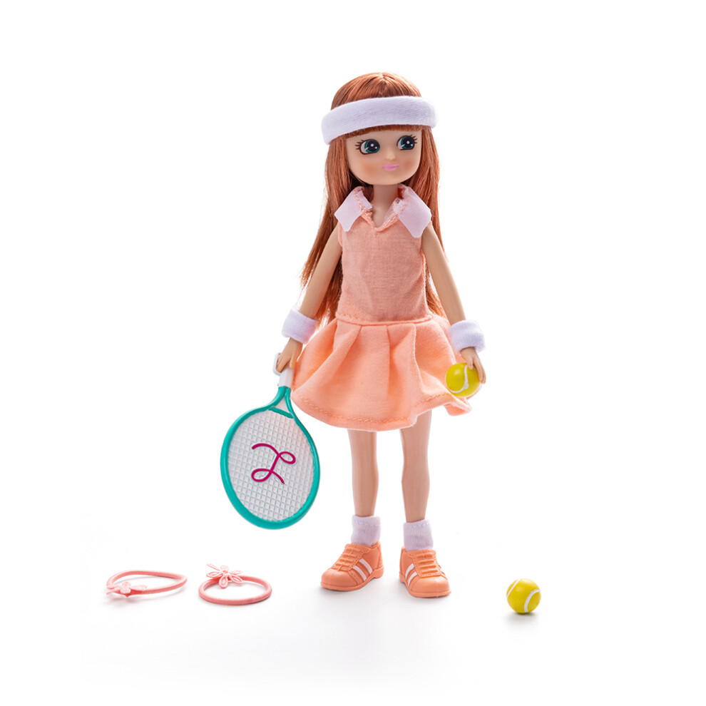 Lottie Dolls Tennis Club Outfit & Accessories - Sporty Doll Clothes Set, Extra Outfits For Dolly Wardrobe, Imaginative Play Sets For Girls & Boys