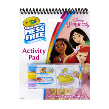 Crayola Color Wonder Disney Princess Vritys- ja Activity Pad Mess Ilmainen vrityslahja lapsille Ik 3 4 5 6 Multi