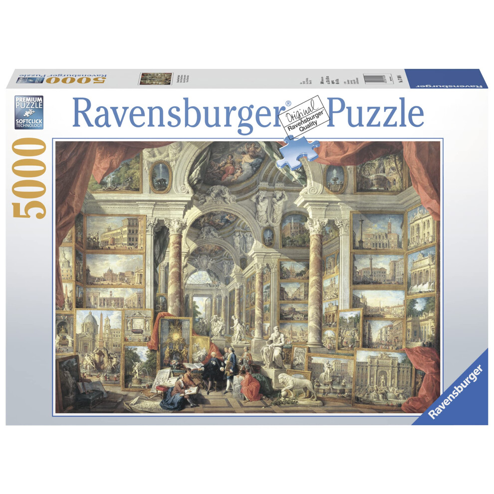 Ravensburger Views of Modern Rome 5000 Piece Jigsaw Puzzle for Adults  Unique Handcrafted Tooling  Premium Durable Blueboard