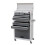 (Black) Large Tool Chest Top Cabinet Top Box And Rollcab Box 15