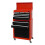 (Red/Black) Large Tool Chest Top Cabinet Top Box And Rollcab Box 1