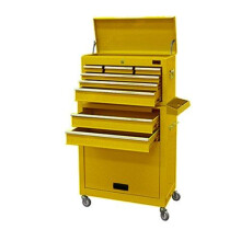 (Yellow) Large Tool Chest Top Cabinet Top Box And Rollcab Box