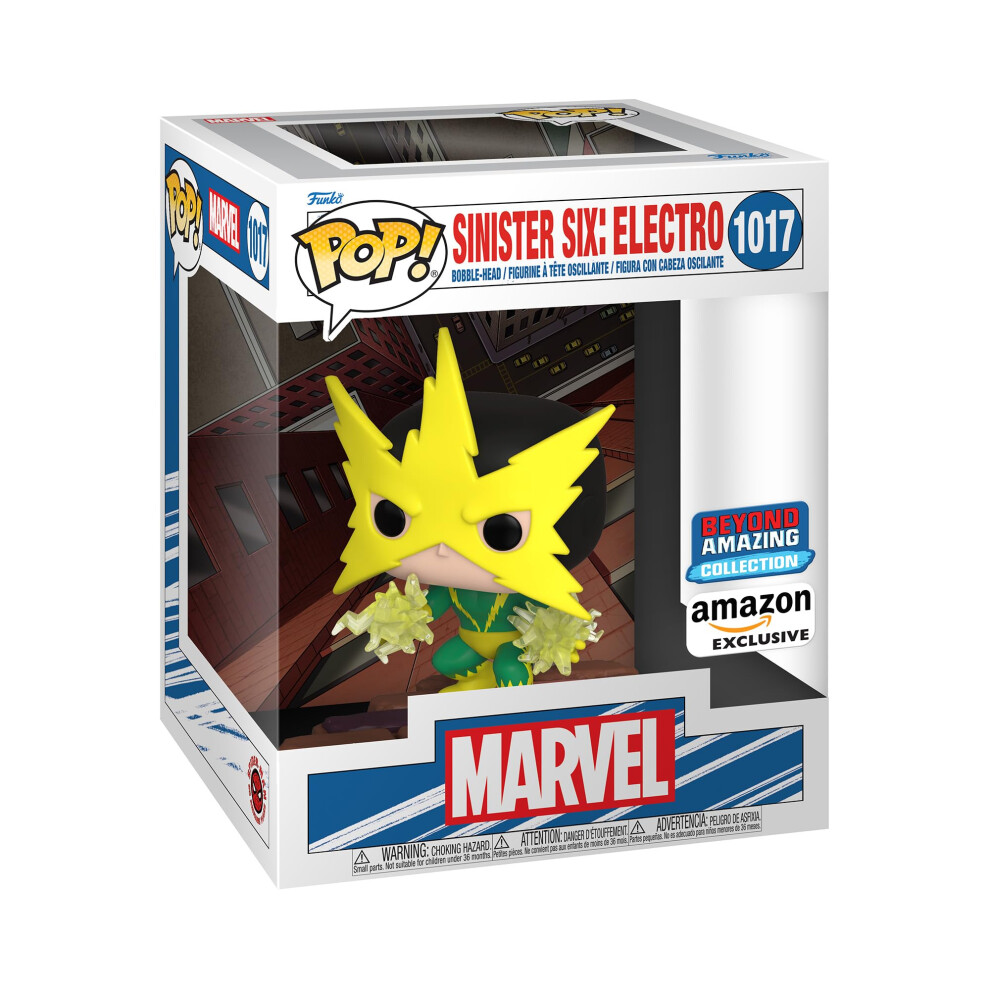 Funko Pop Deluxe Marvel Sinister 6  Electro  Amazon Exclusive  Figure 5 of 7