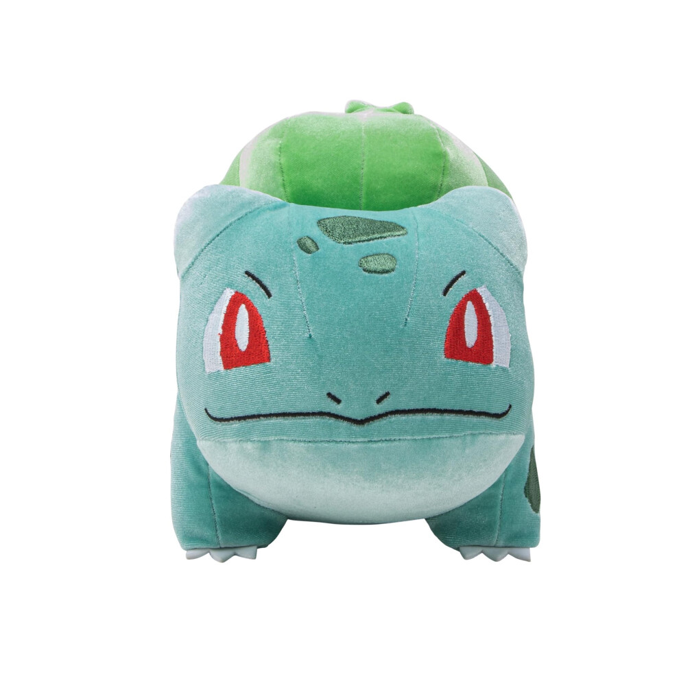 Pok  mon Bulbasaur Select Velvet Plush  8Inch Bulbasaur Plush with Unique Velvet Fabric and Authentic Details