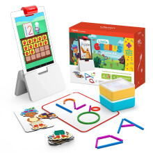 Osmo Little Genius Starter Kit for Fire Tablet Early Math Adventure Valentine Toy 6 Educational GamesCounting Shapes