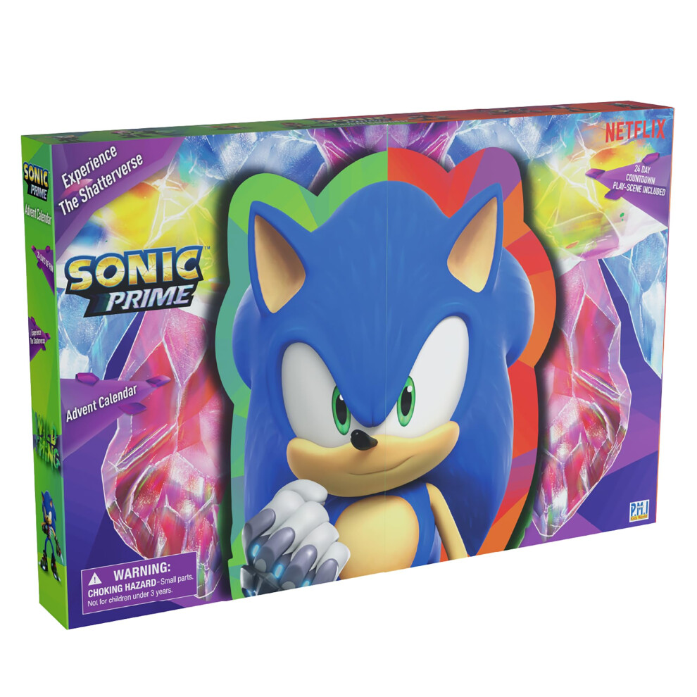 Sonic Prime Advent Calendar  24 Days of Gifts  Daily Accessories  Holiday Countdown Calendar  Christmas  Netflix Series  Licen